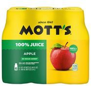 Motts 100% Juice, Apple, Original - 6 x 8 Fluid Ounces