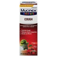 Mucinex Children's Cough, Cherry Flavor Liquid - 4 Fluid Ounces