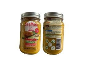NATURAL FOOD SEAMOSS GEL TURMERIC GINGER 16 OZ