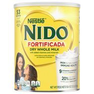 Nestle Dry Milk, Whole, Nido Fortificada - 56.4 Ounces