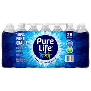 Nestle Pure Life Water, Purified - 28 x 16.9 Fluid Ounces