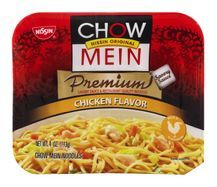 Nissin Chow Mein Premium Noodles, Chow Mein, Chicken Flavor - 4 Ounces