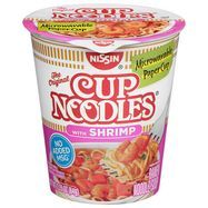 Nissin Cup Noodles Soup, Ramen Noodle, with Shrimp - 2.25 Ounces