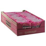Nissin Top Ramen Soup, Ramen Noodle Shrimp - 24 Each