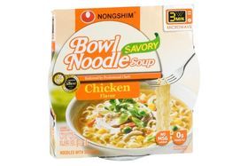 Nong Shim Noodle Soup, Savory Bowl, Chicken Flavor - 1 Ounce