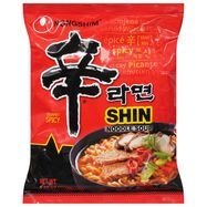 Nongshim Noodle Soup, Shin Ramyun, Gourmet Spicy - 4.23 Ounces