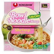 Nongshim Soup, Bowl Noodle, Shrimp Flavor - 3 Ounces