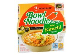 Nongshim Soup, Bowl Noodle, Spicy Kimchi Flavor - 3.03 Ounces