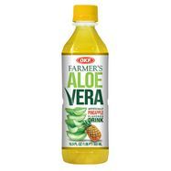 Okf Farmer's Aloe Vera Drink, Pineapple Flavor