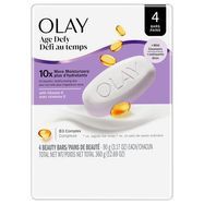 Olay Soap, Age Defying - 4 x 3.17 Ounces