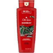 Old Spice Body Wash for Men, Dragonblast, Long Lasting Lather, 16 FL OZ - 16 Ounces