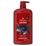 Old Spice Body Wash for Men, NightPanther, Long Lasting Lather, 30 FL OZ
