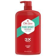 Old Spice Body Wash, Pure Sport - 33.4 Fluid Ounces