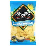 On The Border Tortilla Rounds Tortilla Chips - 10.5 Ounces