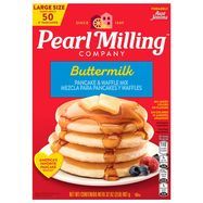 Pearl Milling Company Pancake & Waffle Mix, Buttermilk, Large Size - 32 Ounces