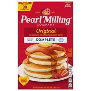 Pearl Milling Company Pancake & Waffle Mix, Original, Complete, Giant Size - 80 Ounces