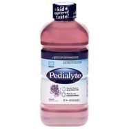 Pedialyte Electrolyte Solution, Grape - 33.8 Fluid Ounces