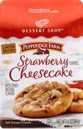 Pepperidge Farm Dessert Shop Cookies, Strawberry Flavored Cheesecake - 8.6 Ounces