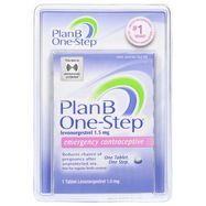 Plan B One Step Emergency Contraceptive, 1.5 mg, Tablet - 1 Tablet