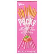 Pocky Biscuit Sticks, Strawberry Cream Covered - 1.41 Ounces