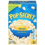 Pop Secret Popcorn, Premium, Butter - 3 x 3.2 Ounces