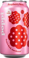 Poppi Prebiotic Soda, Raspberry Rose - 12 Fluid Ounces