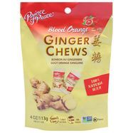 Prince of Peace Ginger Chews, Blood Orange - 4 Ounces