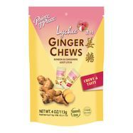 Prince of Peace Ginger Chews Lychee Candy - 4 Ounces