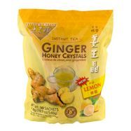 Prince of Peace Instant Tea Ginger Honey Crystals with Lemon Sachets - 30 Bags