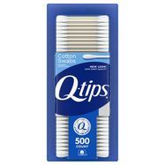 Q-tips Cotton Swabs, Paper Stick 500 Ct - 500 Count