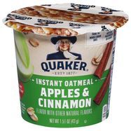Quaker Instant Oatmeal, Apples & Cinnamon - 1.51 Ounces