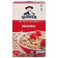 QUAKER Instant Oatmeal, Original - 10 x 0.98 Ounces