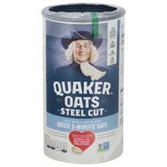 Quaker Oats, Steel Cut, Quick 3-Minute - 25 Ounces