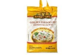 Ranje Fwaye Golden Parboiled Basmati Rice 20 LB
