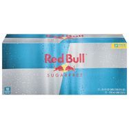 Red Bull Energy Drink, Sugarfree, 12 Pack - 12 x 8.4 Fluid Ounces