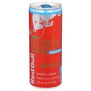 Red Bull Energy Drink, Watermelon, Sugarfree - 250 Milliliters