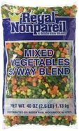 Regal Nonpareil 5/Way Mixed Vegetable Blend - 40 Ounces