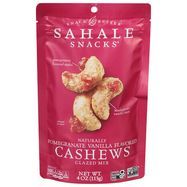 Sahale Glazed Mix, Naturally Pomegranate Vanilla Flavored Cashews - 4 Ounces