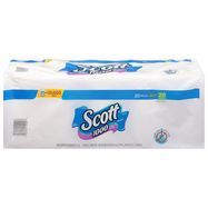 Scott Bathroom Tissue, Unscented, One-Ply - 20 Rolls