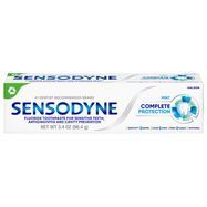 Sensodyne Complete Protection Toothpaste, Sensitivity, with Cavity & Gingivitis Protection, with Fluoride - 3.4 Ounces