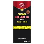Seven Seas Cod Liver Oil Original Liquid - 450 Milliliters