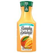 Simply Orange 100% Juice Blend, with Mango, Pulp Free - 52 Fluid Ounces
