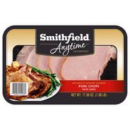 Smithfield Anytime Favorites Pork Chops - 17.06 Ounces