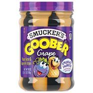 Smuckers Goober Peanut Butter & Grape Jelly Stripes - 18 Ounces