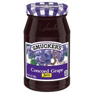Smuckers Jam, Concord Grape - 12 Ounces