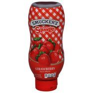 Smuckers Squeeze Fruit Spread, Strawberry - 20 Ounces