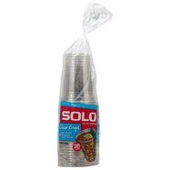 Solo Plastic Cups, Clear, 18 Ounce - 28 Count