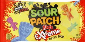 Sour Patch Kids Extreme Candy, Soft & Chewy - 1.8 Ounces