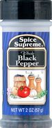 Spice Supreme Black Pepper, Whole - 2 Ounces
