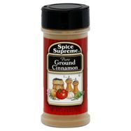 Spice Supreme Cinnamon, Ground, Pure - 2.5 Ounces